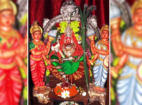 Mother blesses devotees as Lalita Parameswari