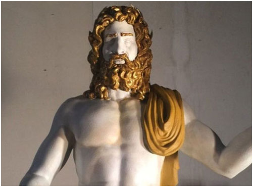 Lost Greek statue of Zeus remade with 3D printing Lost Greek statue of Zeus remade with 3D printing