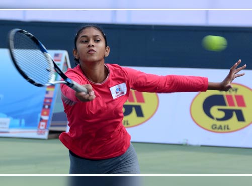 Rashmikaa stuns sixth seed Akshara