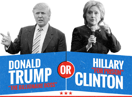 HillaryClinton, DonaldTrump