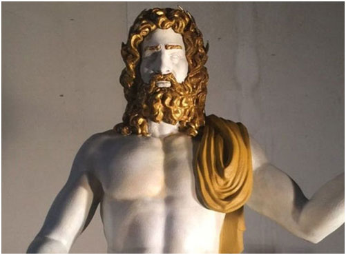 Lost Greek statue of Zeus remade with 3D printing