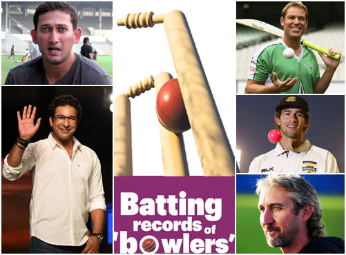 Batting records of 'bowlers'