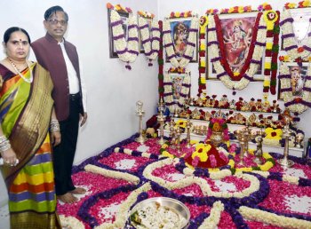 Navarathri pooja at Residence